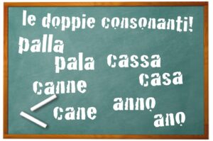 las consonantes dobles en italiano